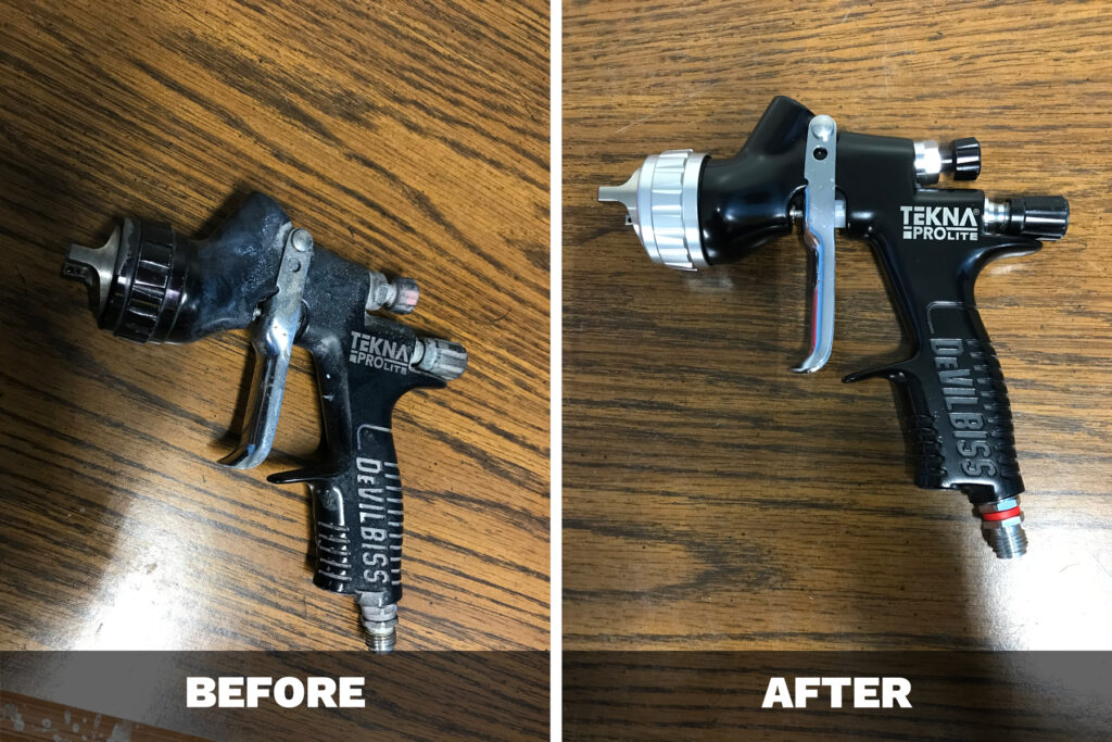 Tekna ProLite Before and After Tool Repair Image